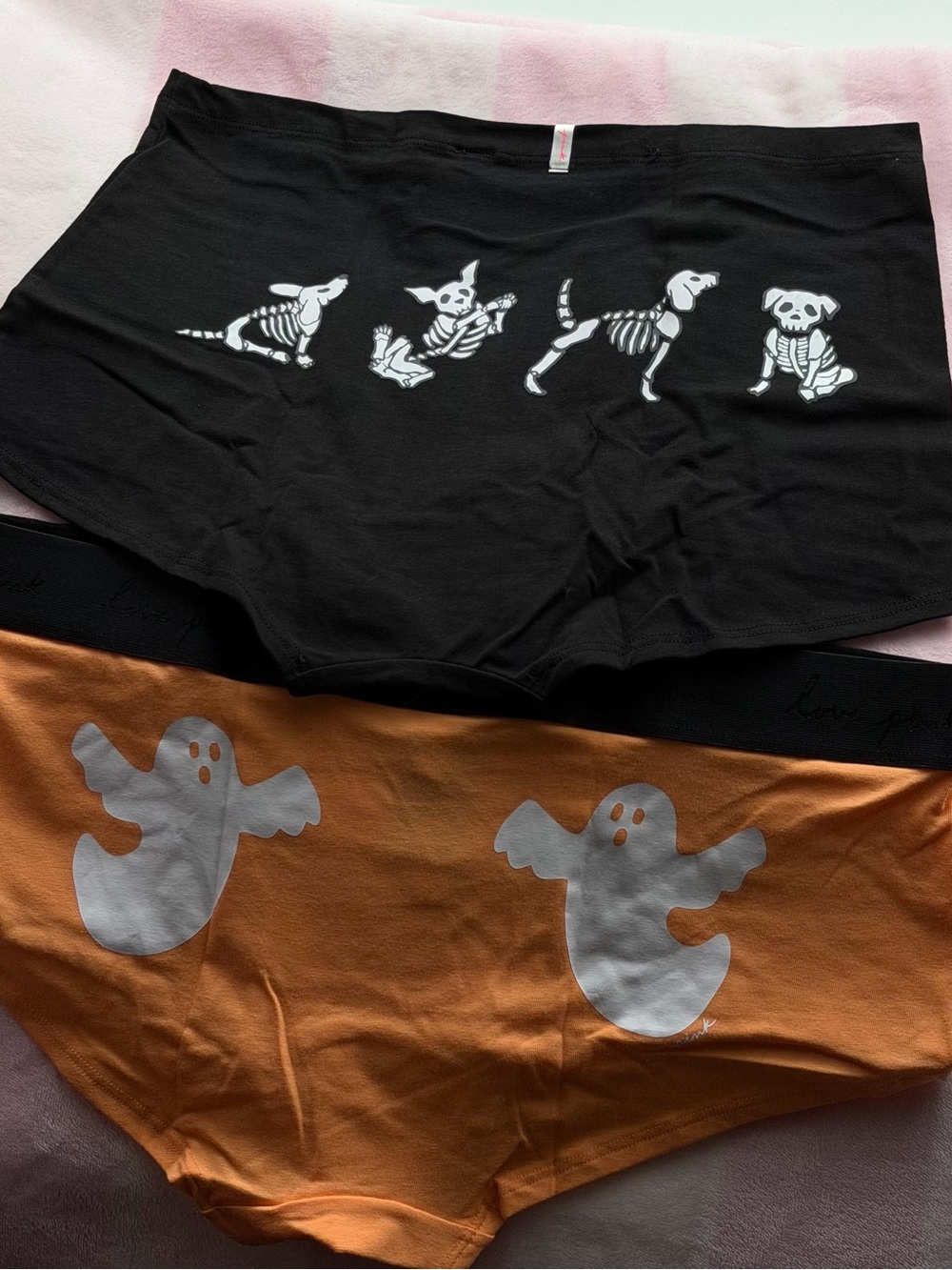 NEW XLarge  PINK HALLOWEEN PANTY set of 2